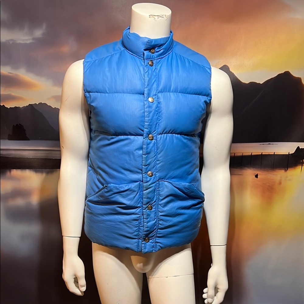 Men's Blue Puffer Vest. Loved.